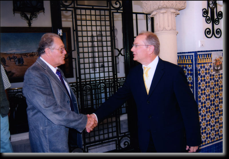 Jean-Yves Berthault Consul Gnral de France reoit Jean-Melchior Delpias