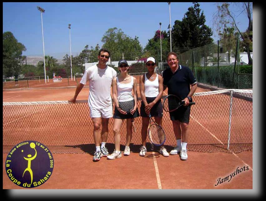 Lucie et Valrie en finale avec leur Coach