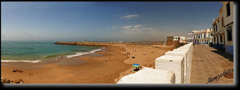 La plage d'Asilah