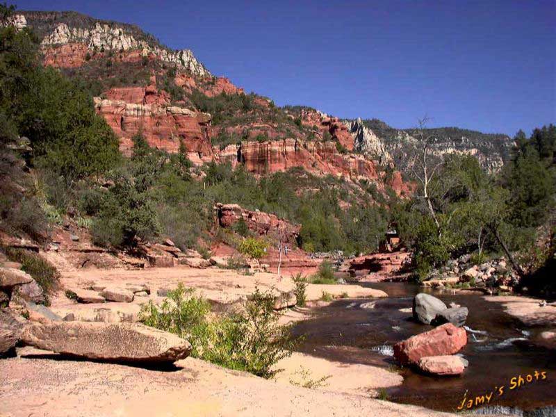 Vue de la rivire de Coconico.