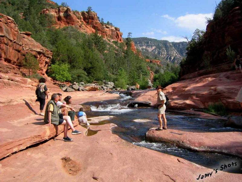 Coconico River. Slide Rock.