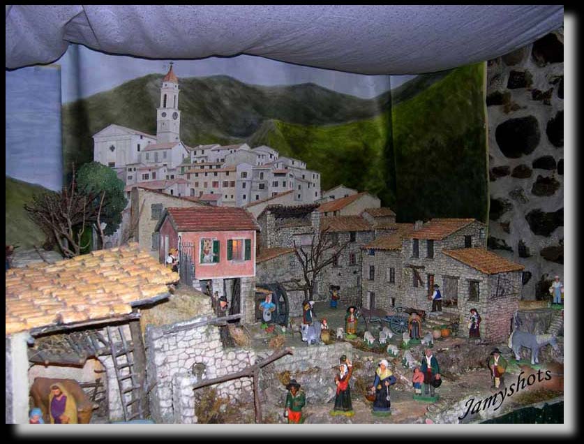 Crche du village de Luceram