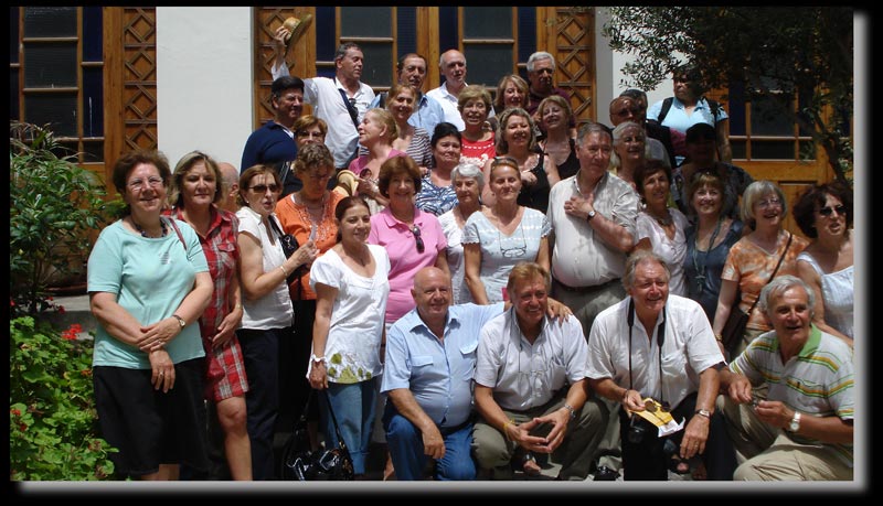 Sur les marches de la salle des Profs!