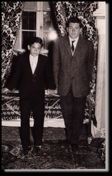 Avec le frre de mon ami Rachid Erkaina