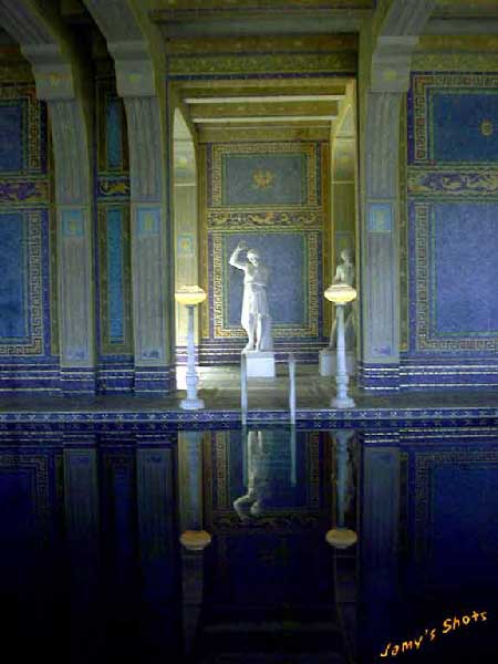 La piscine couverte de Hearst Castle