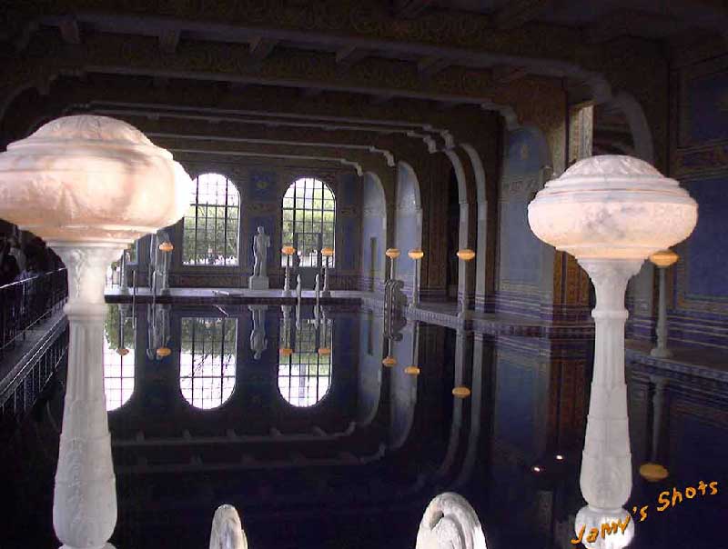 La piscine couverte de Hearst Castle