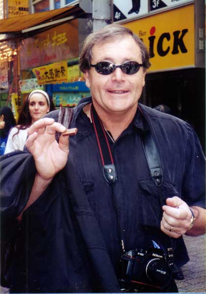 Jamy dans les rues de Shibuya (Tokyo)