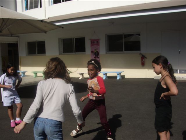 Cours de gymnastique.