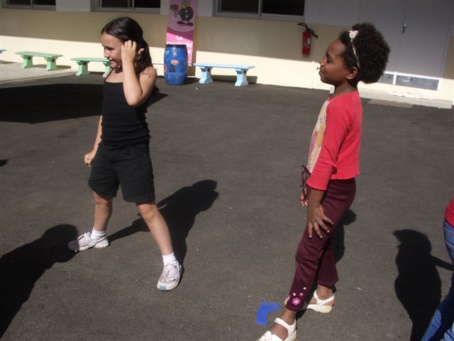 Cours de gymnastique.