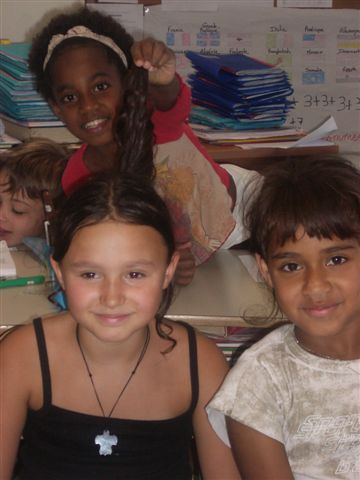 Anas en classe de CE2 (Saint Jean-Baptiste)