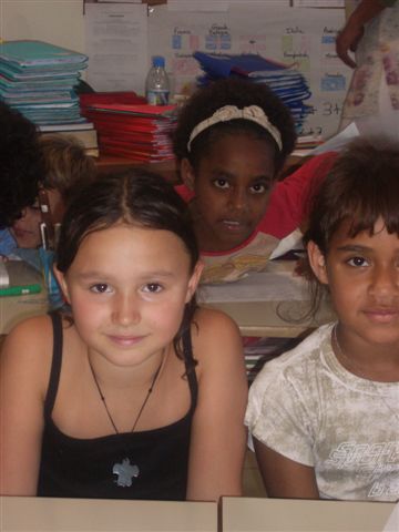 Anas en classe de CE2 (Saint Jean-Baptiste)