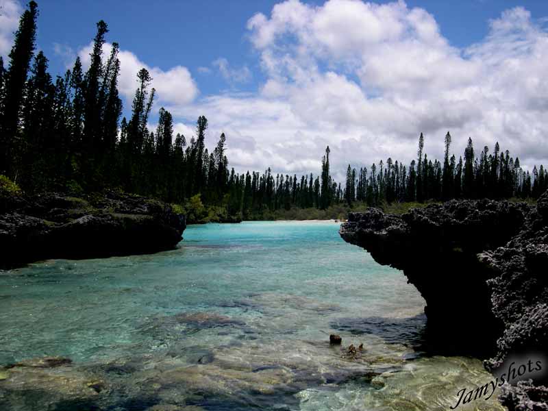 La clbre piscine de l'ile des Pins