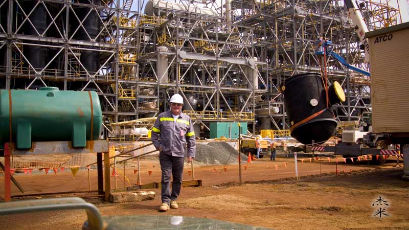 "Jamyshots" en reportage sur le site de Goro