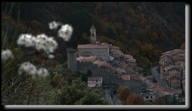 Vue du chemin de randonne.