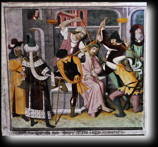 QVALITER CHRISTVS FVIT SPINEIS CORONA IN CAPITE CORONATVS