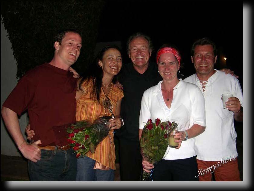 Un Coach et des stagiaires heureux