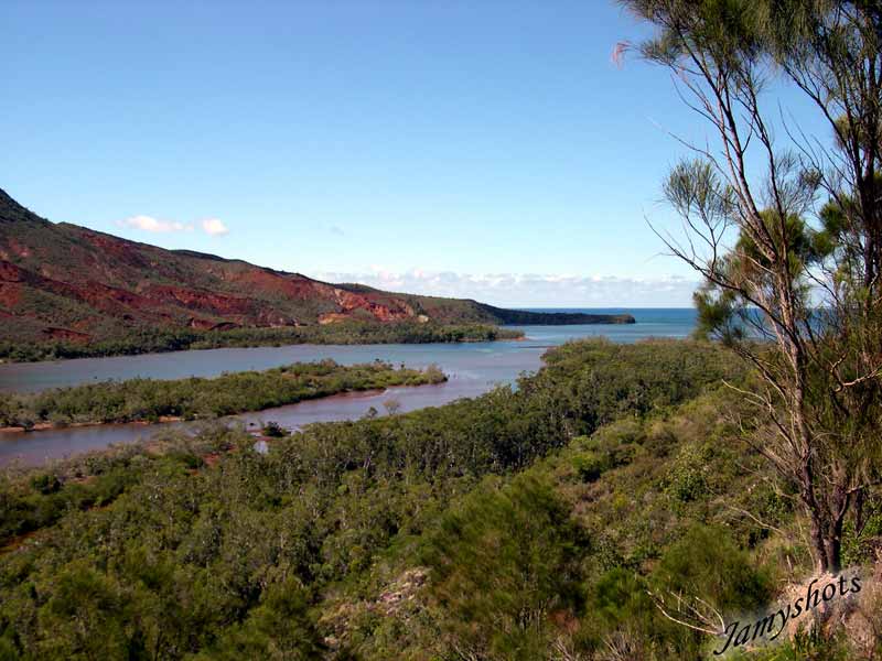 L'embouchure de la rivire des pirogues