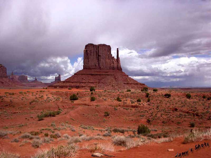 Main droite de Monument Valley