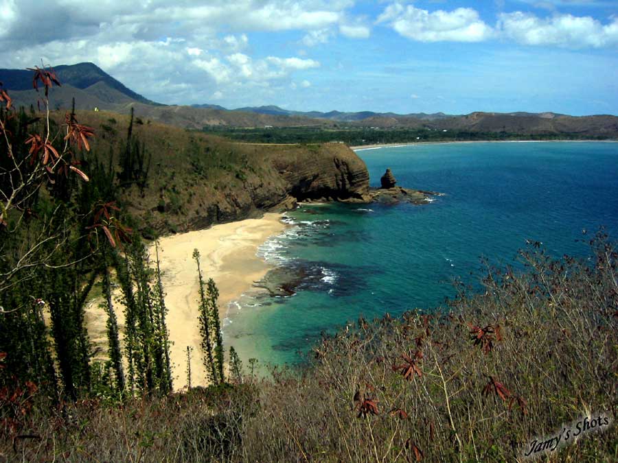 La baie des tortues prs de Bourail.