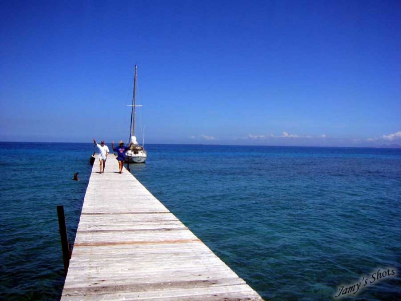 Arrive sur l'ilot Signal