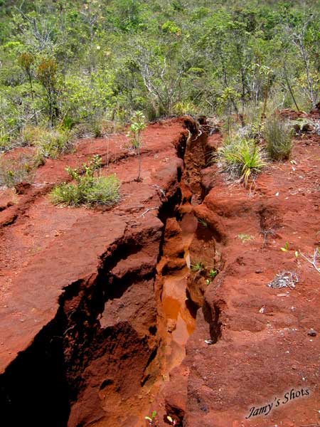 Paysage ravin du Sud Caldonien.