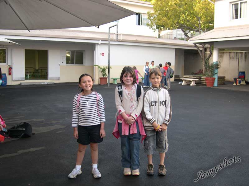 Deux camarades de classes  ma rencontre.