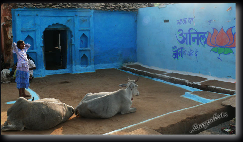 Scène de la rue à Orchaa