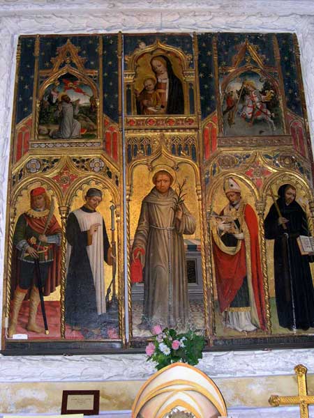 Rtable de G.Canavesio de l'glise Ste Marguerite
