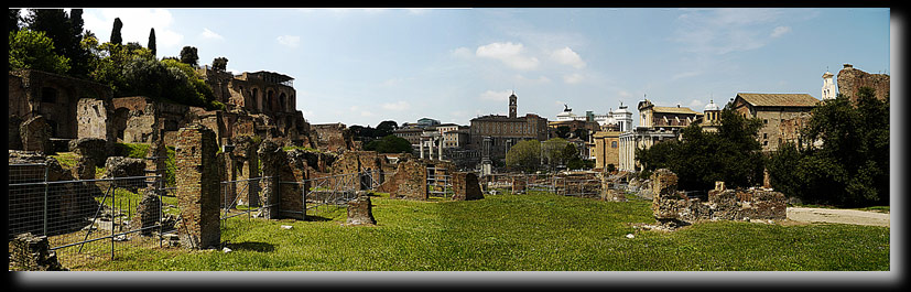 Vue panoramique du Forvm