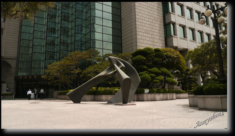 Yeoksam. Banque de Core