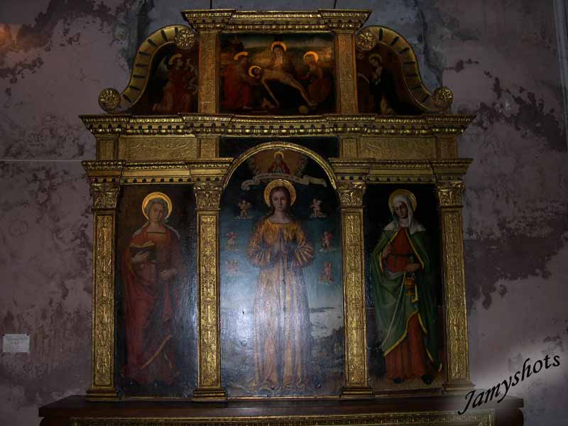 Rtable de Ludovic Bra. Eglise de Sospel