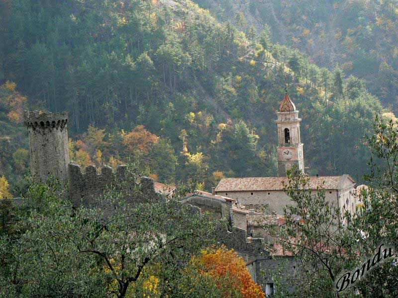 Sainte Marguerite dans un dcor d'automne