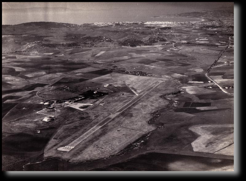 Vue arienne de l'aroport de Tanger